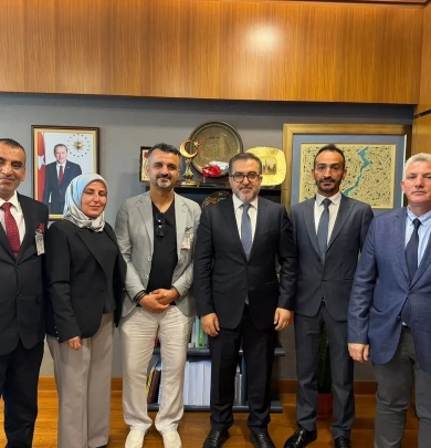 Tek-İş Sendikası heyetinden AK Parti Milletvekili Adem Yıldırım'a ziyaret