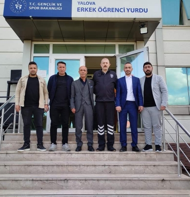 Yalova Valiliği Gen&ccedil;lik ve Spor il m&uuml;d&uuml;rl&uuml;ğ&uuml; KYK Yurtlarına ziyaret 