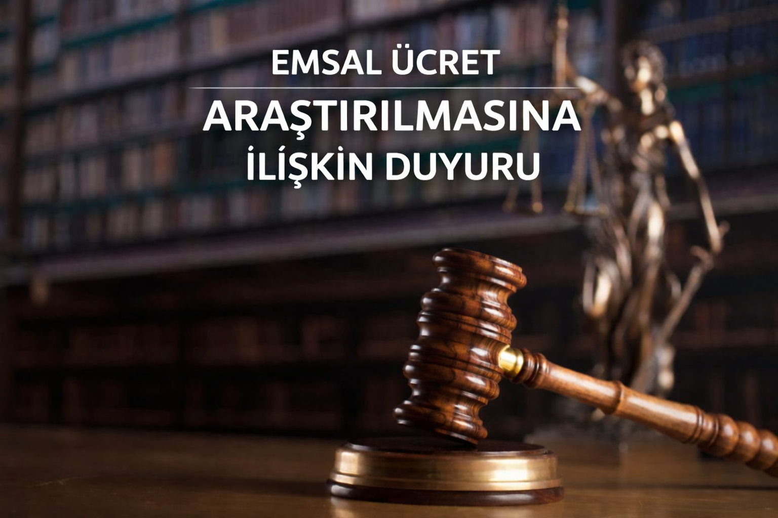 Emsal &uuml;cret araştırmalarına ilişkin duyuru